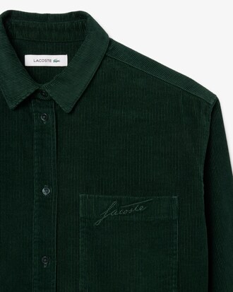 Overshirt XL in velluto a coste