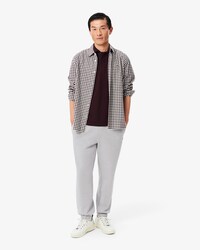 Pantaloni della tuta regular fit in tessuto felpato