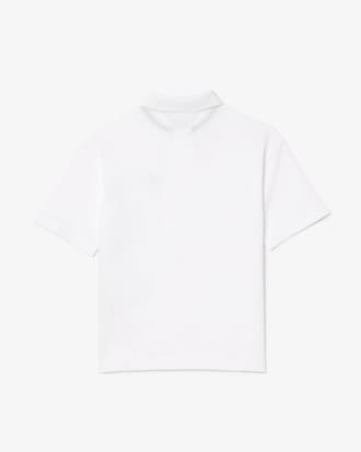 Polo in petit piqué bouclé