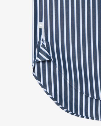Camicia oversize in popeline di cotone