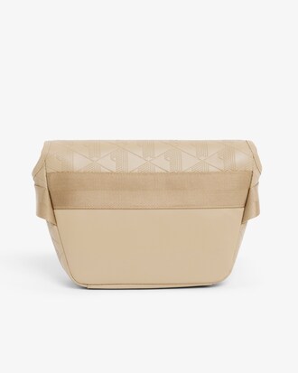 Borsa messenger mini in pelle con monogramma