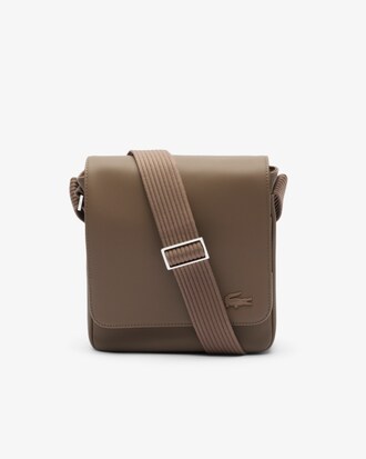 Borsa a tracolla da uomo classica con chiusura a patta