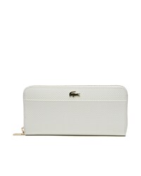 Portafoglio con zip Chantaco in pelle piqué bicolore con 12 scomparti per le carte da donna