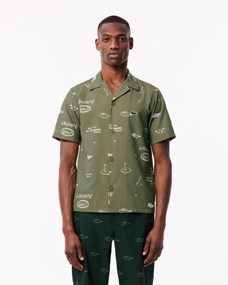 Camicia da golf hawaiana regular fit UV Protect