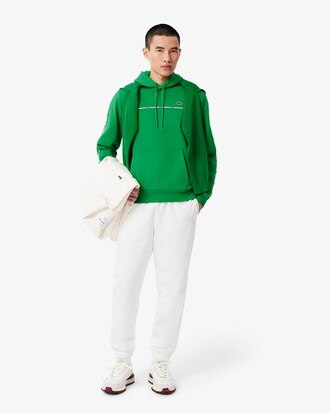 Felpa classic fit a righe con logo