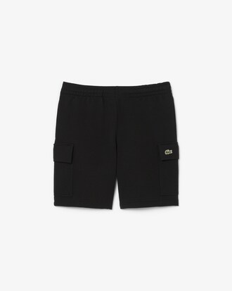 Shorts cargo in cotone felpato