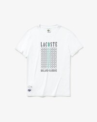 T-shirt da uomo con stampa di palline da tennis Lacoste SPORT French Open