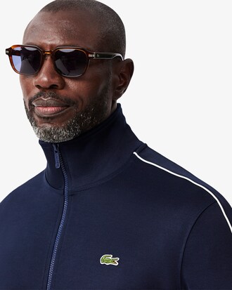 Giacca della tuta con zip in piqué Paris