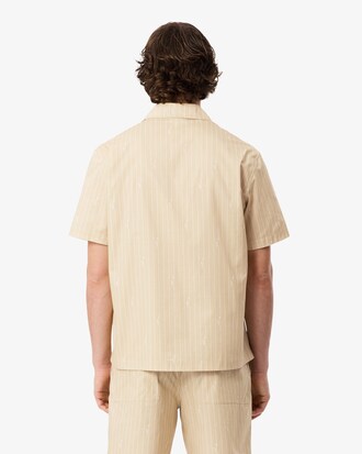 Camicia in twill stampata relaxed fit