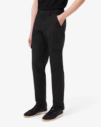 Pantaloni cargo regular fit in cotone leggero