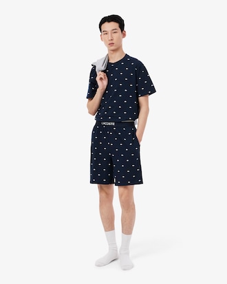 Shorts del pigiama taglio dritto stampati