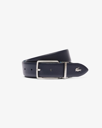 Cintura double face in pelle
