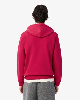 Felpa con cappuccio in pile con zip