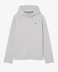 Felpa sportiva elasticizzata con cappuccio e zip