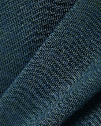 Maglione in lana merino con colletto a polo Runway