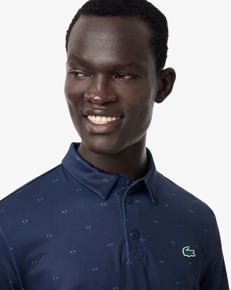 Polo da golf stampata regular fit