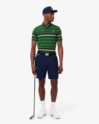 Polo a righe elasticizzata da golf Ultra-Dry