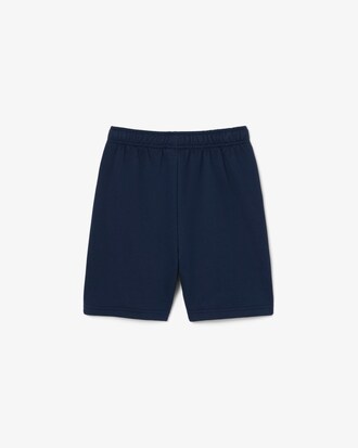 Shorts in tessuto felpato