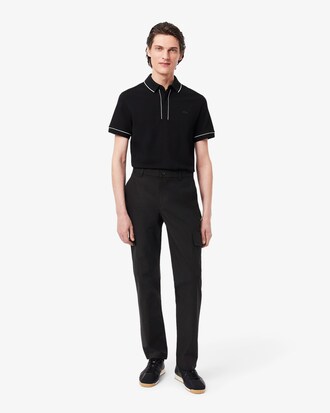 Pantaloni cargo regular fit in cotone leggero