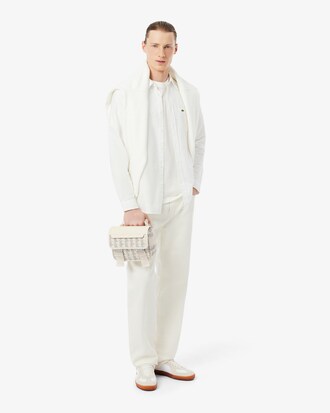 Borsa a tracolla con patta e clip The Blend