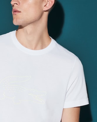 T-shirt Tennis Lacoste SPORT in jersey tecnico con coccodrillo XL
