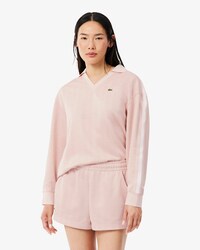 Polo oversize jacquard con monogramma