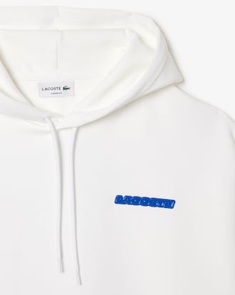 Felpa con cappuccio loose fit stampata