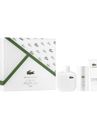 Giftset Eau de Lacoste L.12.12 Blanc Eau de Toilette 100ml