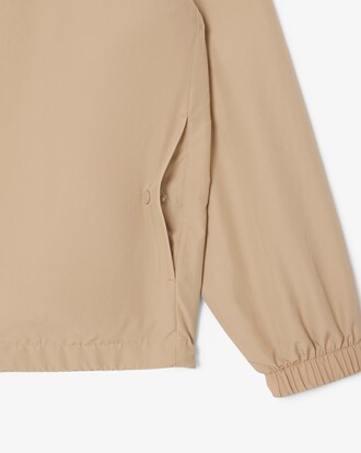 Giacca con monogramma double face bimateriale