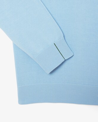 Maglione con coccodrillo e motivo paesaggio in cotone