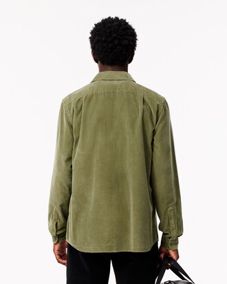 Camicia in velours regular fit