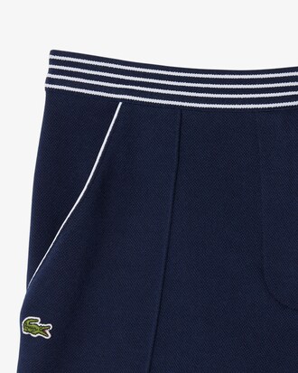 Shorts in piqu&eacute; di produzione francese
