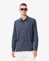Camicia regular fit in flanella motivo scozzese