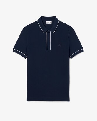 Polo regular fit in piqu&eacute; elasticizzato Paris