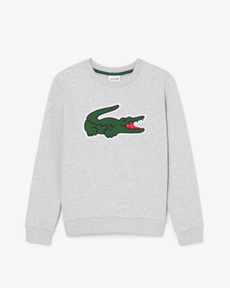 Felpa con cappuccio unisex con coccodrillo
