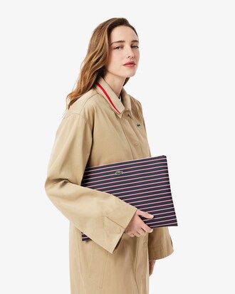 Pochette grande a righe L.12.12 Concept