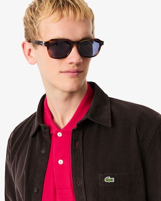 Camicia in velours regular fit