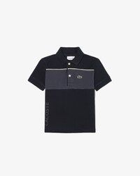 Polo in Petit Piqu&eacute; color block