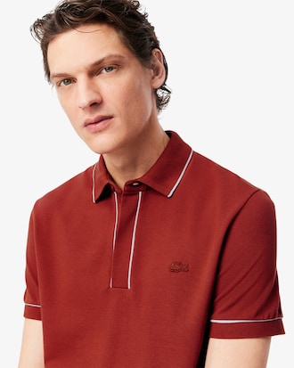 Polo regular fit in piqué elasticizzato Paris