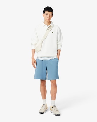 Shorts in tessuto felpato