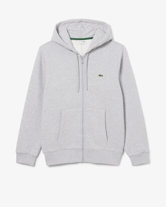 Felpa con cappuccio in pile con zip