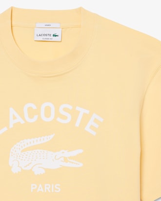 T-shirt in cotone con stampa del brand