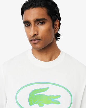 T-shirt grafica in cotone pesante