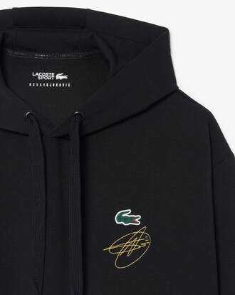 Felpa con cappuccio Lacoste Tennis x Novak Djokovic