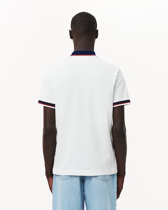 Polo regular fit in mini piqué elasticizzato