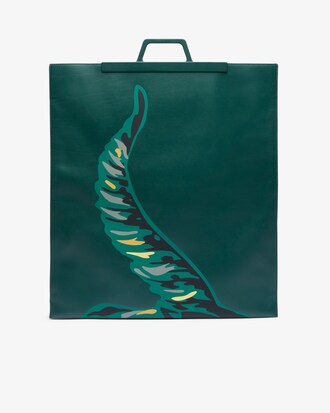 Shopping bag con stampa coccodrillo Runway