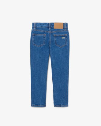 Jeans 5 tasche in denim elasticizzato