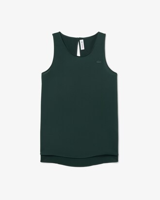 Top fluido slim fit senza maniche