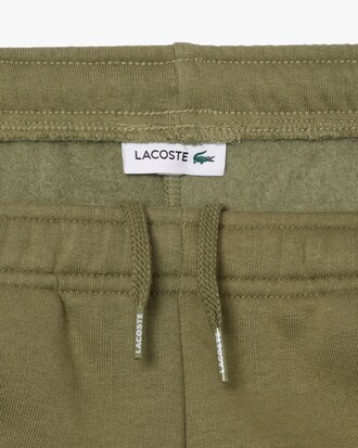 Shorts in pile con righe a contrasto