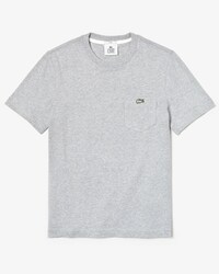 T-shirt unisex in cotone m&eacute;lange con tasca Lacoste LIVE